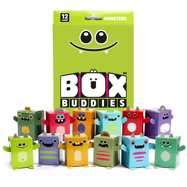 The original Box Buddies Monsters set