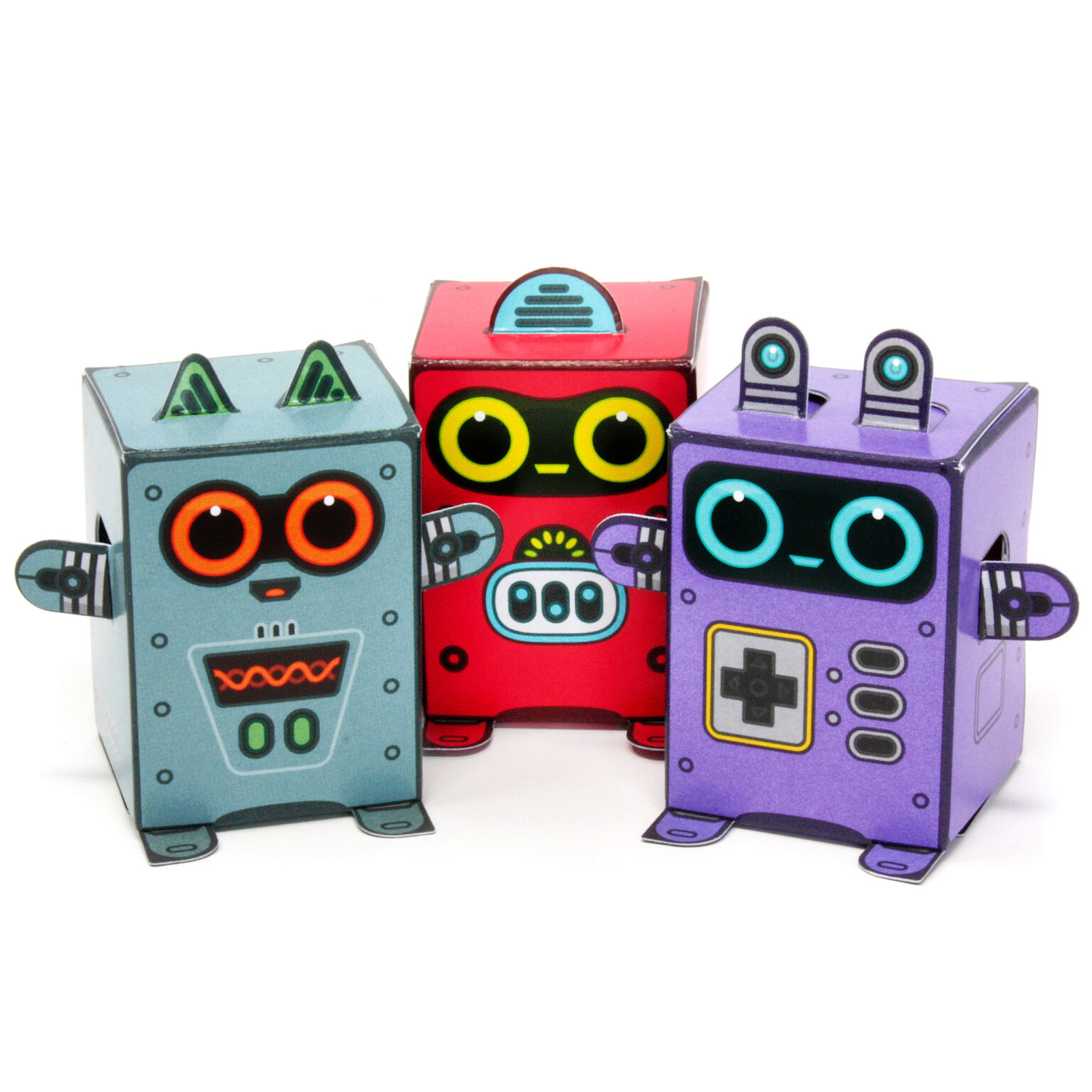 Box Buddies Boxibos Robots Box Buddies