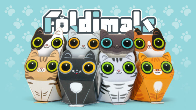 Box Buddies Foldimals Cats