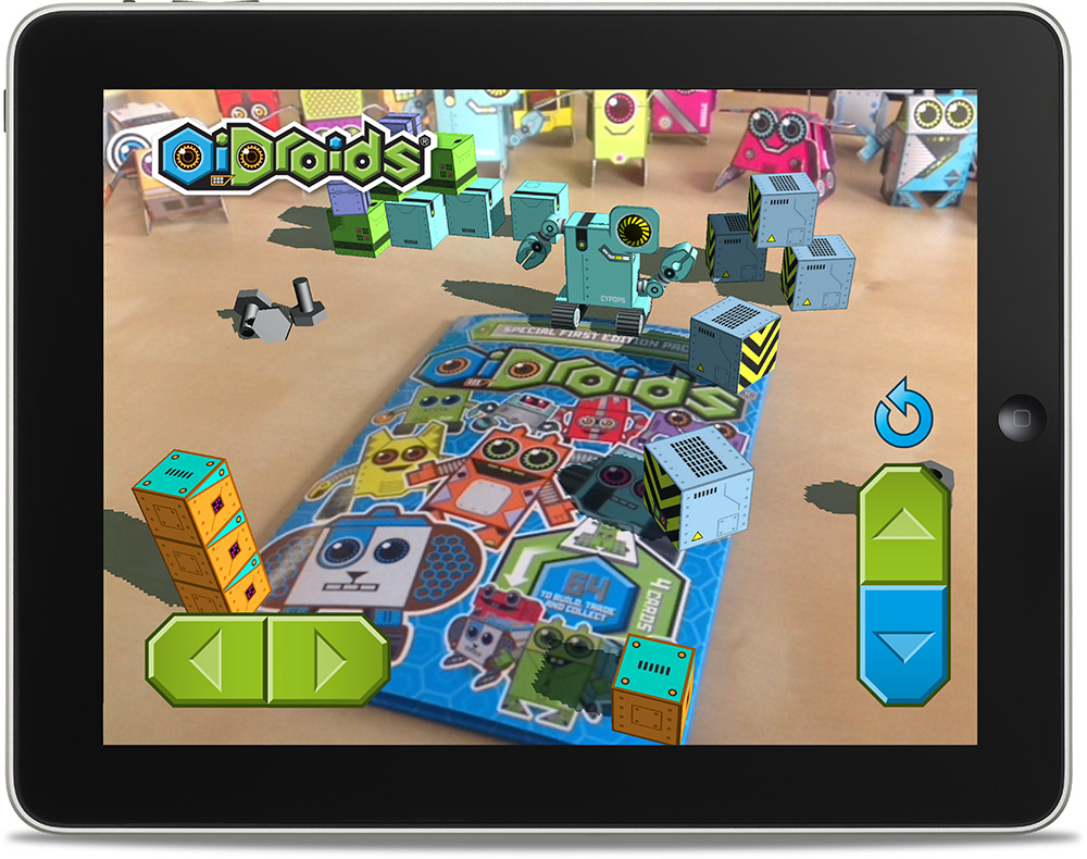 The OiDroids augmented reality app: Cypops Simulator