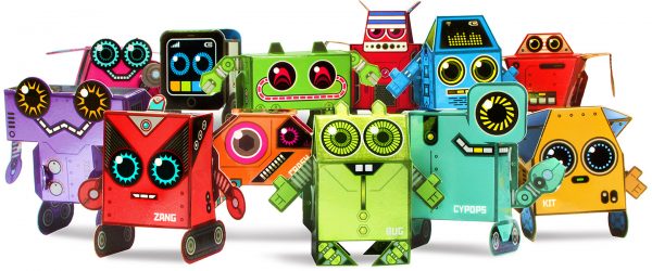 OiDroids pop-out and build robots Series 1 group